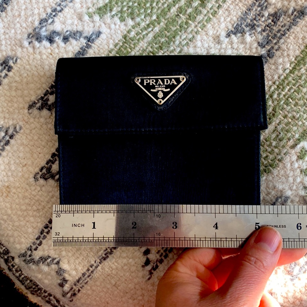 PRADA Nylon & Leather Wallet-100% Authentic & Good Used Condition! - Picture 11 of 11